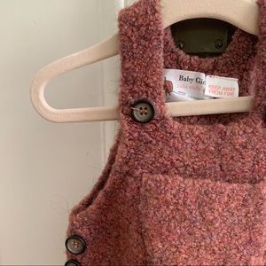 Zara baby girl 6-9 month overall dress with adorable front pocket.